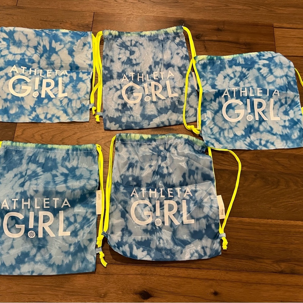 Athleta Girl Drawstring Bag Lot of 5